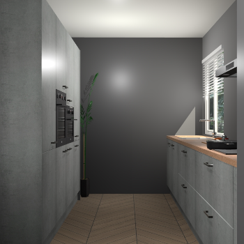 Beton Parelgrijs keuken Turijn 84013