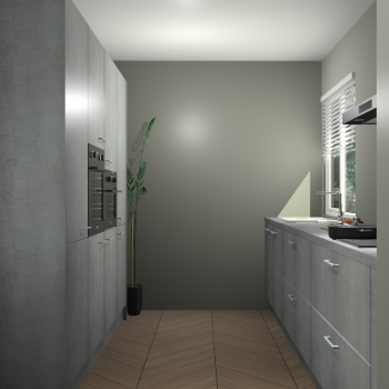 Beton Parelgrijs keuken Turijn 84027