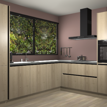 Vuren greeploze keuken Vogar 84630