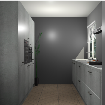 Beton Parelgrijs keuken Turijn 84031