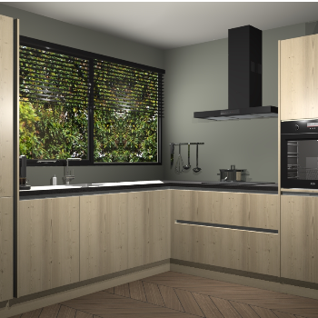 Vuren greeploze keuken Vogar 84633