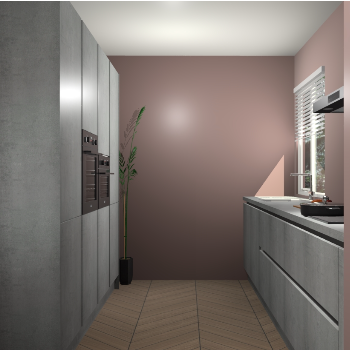 Beton Parelgrijs greeploze keuken Turijn 84032