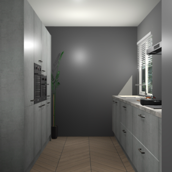 Beton Parelgrijs keuken Turijn 84043