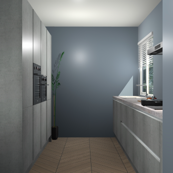 Beton Parelgrijs greeploze keuken Turijn 84047