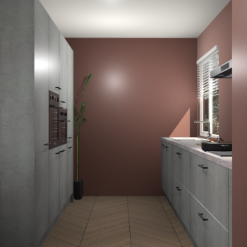 Beton Parelgrijs keuken Turijn 84048