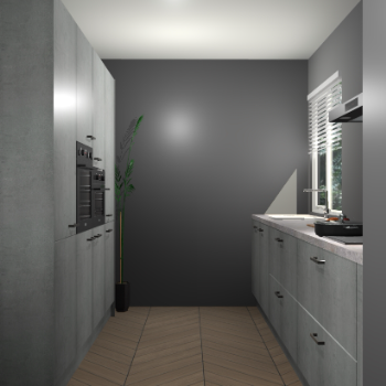 Beton Parelgrijs keuken Turijn 84049