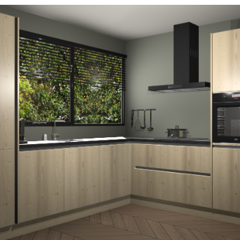 Vuren greeploze keuken Vogar 84652