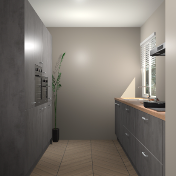 Beton Antraciet keuken Turijn 84119