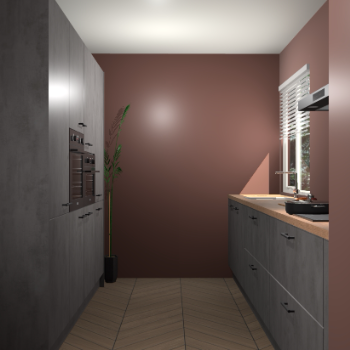 Beton Antraciet keuken Turijn 84121