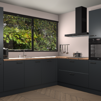 Onyxgrijs keuken Vogar 84356