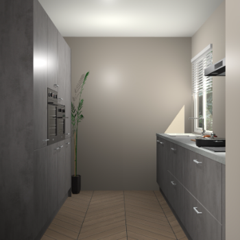 Beton Antraciet keuken Turijn 84137