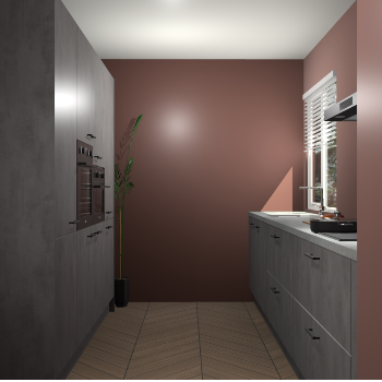 Beton Antraciet keuken Turijn 84139