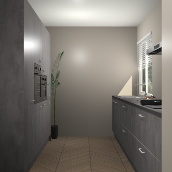 Beton Antraciet keuken Turijn 84143