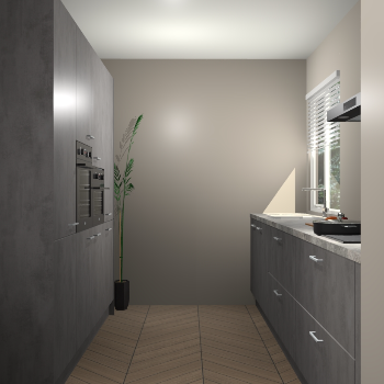 Beton Antraciet keuken Turijn 84149