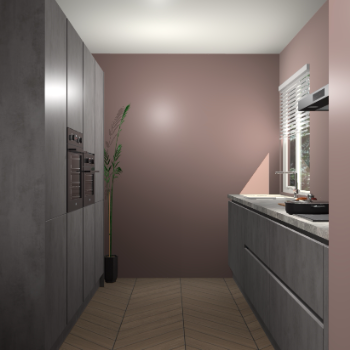 Beton Antraciet  greeploze keuken Turijn 84153