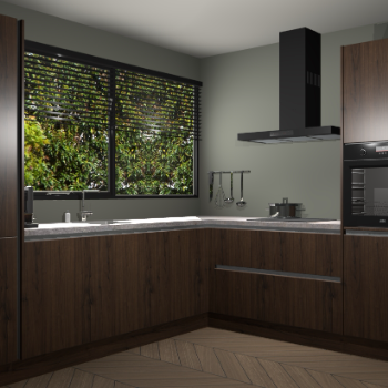 Noten greeploze keuken Vogar 84683