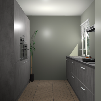 Beton Antraciet keuken Turijn 84160