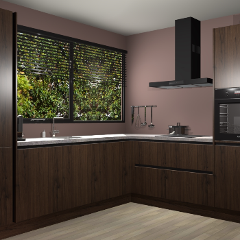 Noten greeploze keuken Vogar 84686