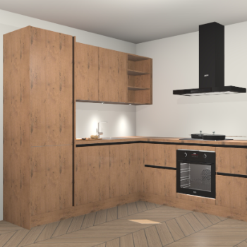Astoria Eiken greeploze keuken Turek 73106