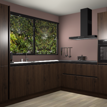 Noten greeploze keuken Vogar 84694