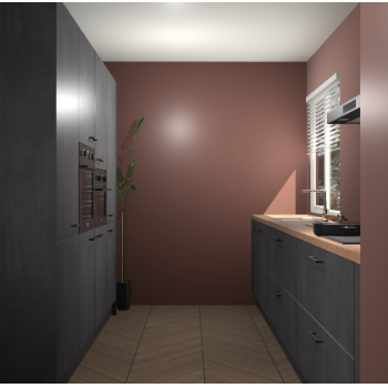 Beton Zwarte keuken Turijn 84233