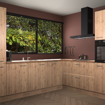 Madera natuur keuken Vogar 84359