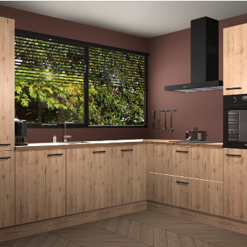 Madera natuur keuken Vogar 84361