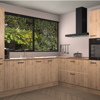 Madera natuur keuken Vogar 84362