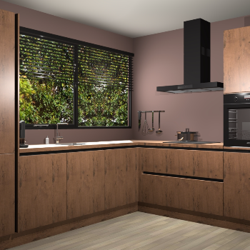 Astoria eiken greeploze keuken Vogar 84369