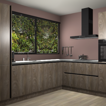 Cantaro eiken greeploze keuken Vogar 84518