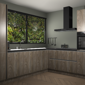 Cantaro eiken greeploze keuken Vogar 84521