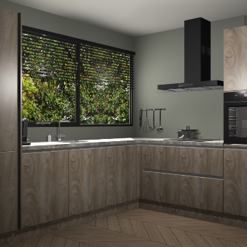 Cantaro eiken greeploze keuken Vogar 84527