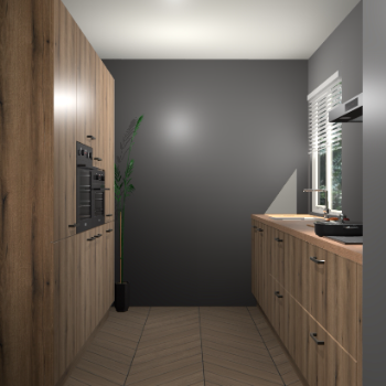 Goud Eiken keuken Turijn 83199