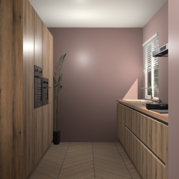 Goud Eiken greeploze keuken Turijn 83200