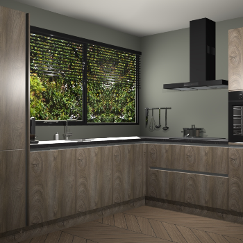 Cantaro eiken greeploze keuken Vogar 84539