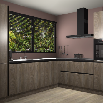 Cantaro eiken greeploze keuken Vogar 84542