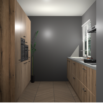 Goud Eiken keuken Turijn 83220