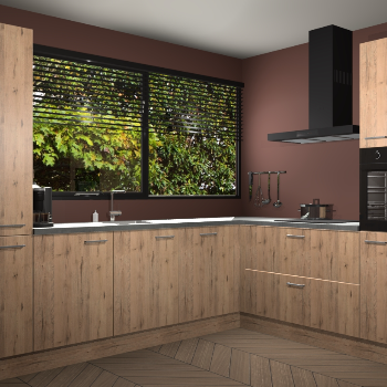 Madera natuur keuken Vogar 84452