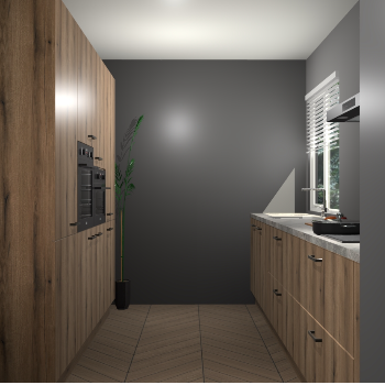 Goud Eiken keuken Turijn 83232