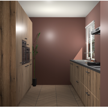 Goud Eiken keuken Turijn 83243