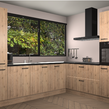 Madera natuur keuken Vogar 84462