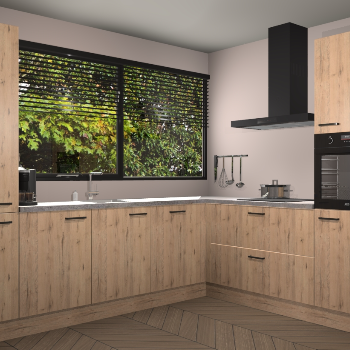 Madera natuur keuken Vogar 84474