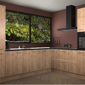 Madera natuur keuken Vogar 84477