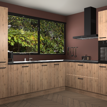 Madera natuur keuken Vogar 84479