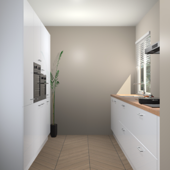 Sneeuwwitte hoogglans keuken Turijn 83467