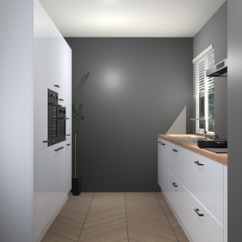 Sneeuwwitte hoogglans keuken Turijn 83470