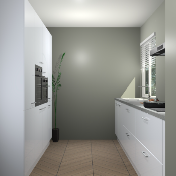 Sneeuwwitte hoogglans  keuken Turijn 83512