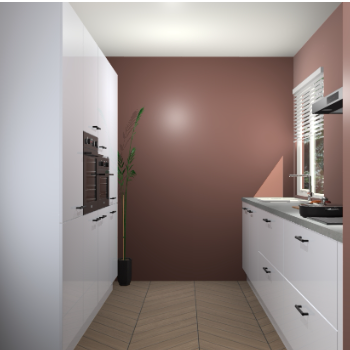 Sneeuwwitte hoogglans keuken Turijn 83515