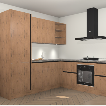 Astoria Eiken greeploze keuken Turek 73878