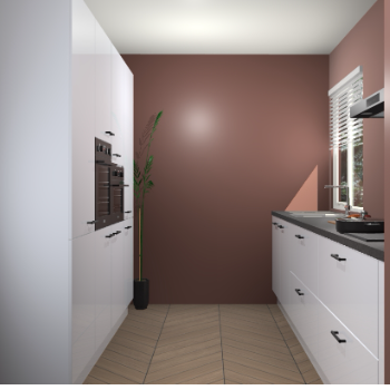 Sneeuwwitte hoogglans keuken Turijn 83521